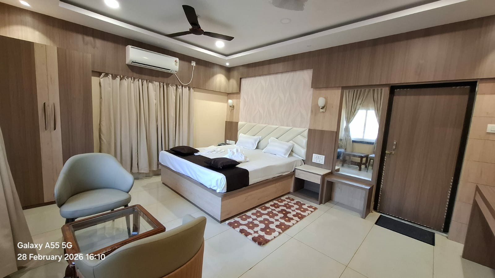 Room Interior - Double Bed with AC